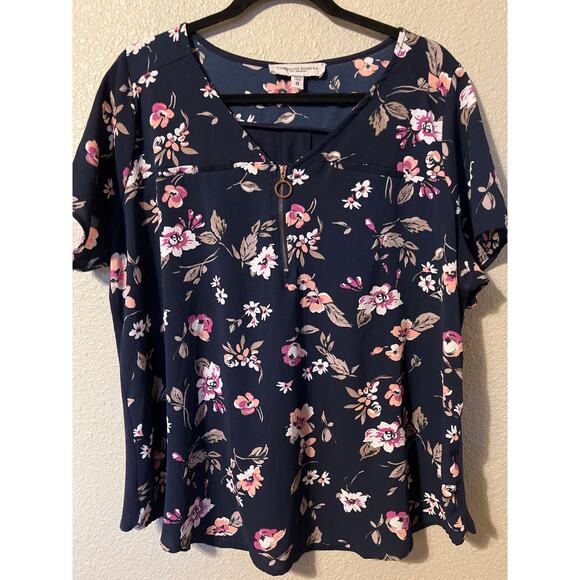 Tempted Hearts Women's 2X Blouse - Excellent Condition! - Picture 1 of 4